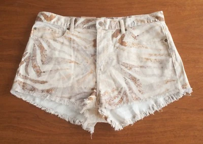 Pantalones Cortos de Jean Ralph Lauren DENIM & SUPPLY Para Mujer Talla 32 Algodón Corte Destruido Foto 1 de 4