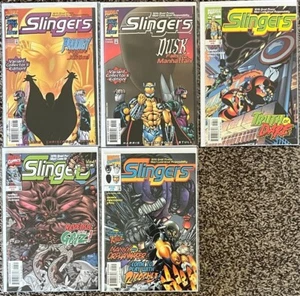 Marvel Comics Slingers 6 variantes de libros, #6, #7, #9 en estado bastante bueno 1998 - Imagen 1 de 5