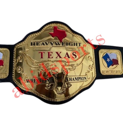 Cinghia titolo replica Texas Heavyweight Wrestling Champion 2mm e 4mm