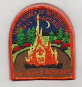 CAMP o REE patch / 1996 WOTAMALO - W. D. BOYCE COUNCIL - Boy Scout BSA A143/B-69 - Picture 1 of 2