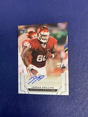 2015 Leaf Draft #BA-JP1 Jordan Phillips RC Auto - Oklahoma Sooners - Image 1 of 2