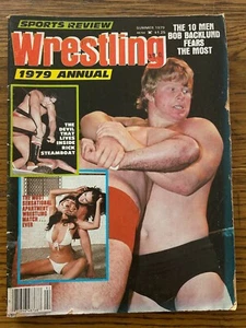 SPORTS REVIEW WRESTLING Summer 1979 -Race, Heenan, Gagne, Steamboat, Backlund - Picture 1 of 11