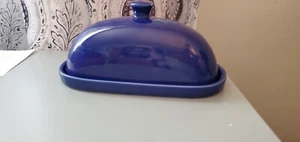 Cordon Bleu BIA International Blue Stoneware Butter Dish - Imagen 1 de 4