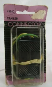 General TC43840 4-Pole Shrouded Flat trailer Connector Set 12" Wire Leads - Bild 1 von 6