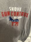 Gun Control TShirt XL Gray . Donkey .  Gildan Soft style , KY Gun Co . Logo