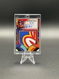 2023 Topps World Baseball Classico Salvador Perez Relic Autografo WBCRA-SP # 3/5 - Foto 1 di 6
