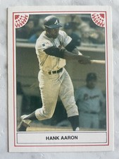 1983 ASA The Hank Aaron Story Hank Aaron #8 HOF Atlanta Braves