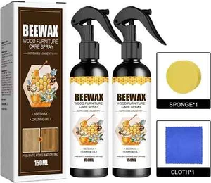 Beeswax Spray Furniture Polish, Wood Cleaner, Wood Floor Polish - for Living Roo - Picture 1 of 9