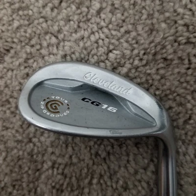 Cleveland CG16 Chrome Zip Groove Wedge Sand SW 56° Steel Wedge Flex Right - Image 1 of 4