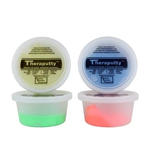TheraPutty 4 Piece Set - X-Soft, Soft, Medium, and Firm, 2oz Each, Standard H... - Picture 1 of 5