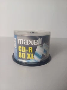 50 Maxell CD-R 80 XL 700mb 48x Rewritable Discs Sealed Blank Media - Picture 1 of 13