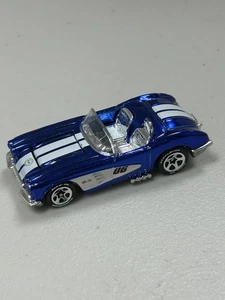 Hot Wheels Classics 1958 Corvette blau mit weißen Streifen - Bild 1 von 5