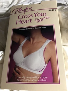 Playtex Cross Your Heart BH Gr. 38C WEISS Seamless Soft Cup NEU IM KARTON 4175 - Bild 1 von 4