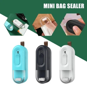 Sellador Máquina Selladora Térmica Bolsa Portátil Mini Hogar Plástico Cortador Eléctrico - Imagen 1 de 13