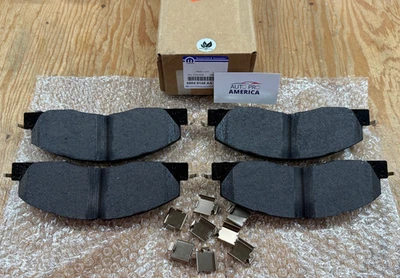 FRONT DISC BRAKE PADS 2009-2018 DODGE RAM 2500 3500 68049148AA OEM MOPAR GENUINE - Image 1 of 4
