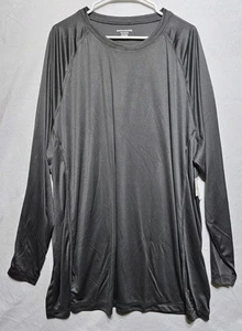 Amazon Essentials Men's Long-Sleeve Quick-Dry UPF 50 Swim Tee Dark Grey 4XL - Picture 1 of 5