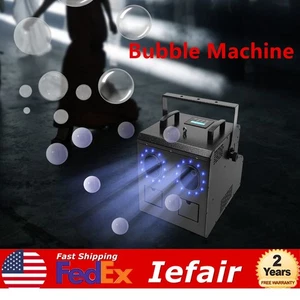 900W 3 in1 Bubble Fog Machine Stage Smoke Bubble Machine RGB LED Light w/ Remote - Picture 1 of 14
