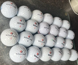 24 Wilson Duo soft golf balls pearl mint & A grade mix DX2 white - Picture 1 of 4