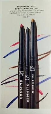 Lot of 4 Avon FMG Glimmersticks Retractable Eye, Lip & Brow Liners Sets of 4 - Image 1 of 3