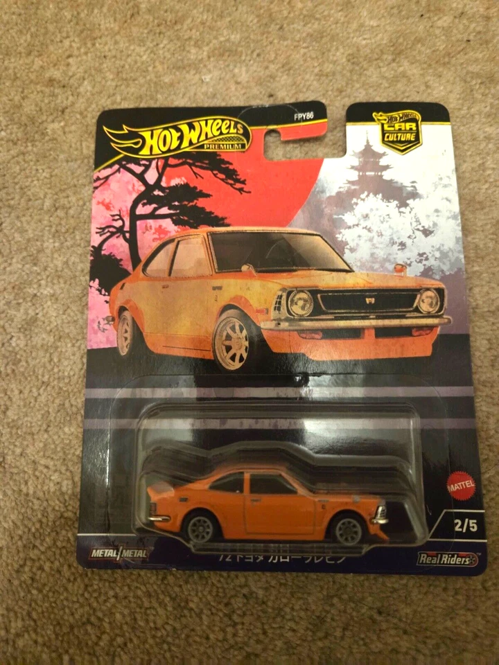 Hot Wheels Япония история '72 Toyota Corolla Levin - 1/64 - оранжевый - Изображение 1 из 1