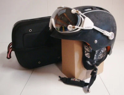 Skihelm CASCO CX3 ICECUBE Schwarz Matt Gr M 56 bis 59 cm Skibrille FX 70M Koffer - Bild 1 von 4