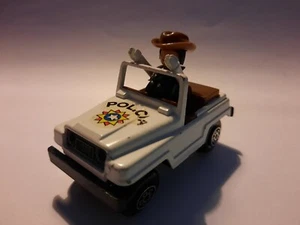 GUISVAL Jeep Police w/figure Chiquival 1/43 Made in Spain car no box coche rare - Imagen 1 de 9