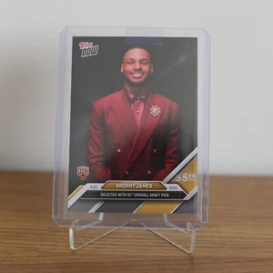 Topps Now Bronny James Rookie RC 2024 Draft Pick #D-9 - Imagen 1 de 2