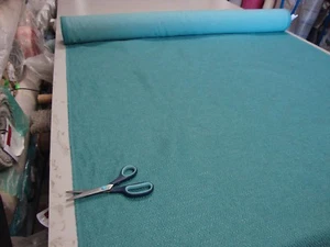 5M GRIFFIN TEAL DESIGNER CURTAIN UPHOLSTERY FABRIC £3.99/METER - Picture 1 of 6