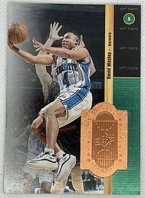 1998 SPx Finite #17 David Wesley /10000 - Image 1 of 2