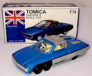 Tomica Tomy F14 Panther 6 Scale 1/67 With Box Made in Japan - Picture 1 of 12