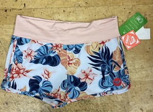 ROXY GIRL BEAUTIFUL MIND SWIM BOARD SHORT 10/M hawaii tropical print ERGBS03076 - Picture 1 of 17
