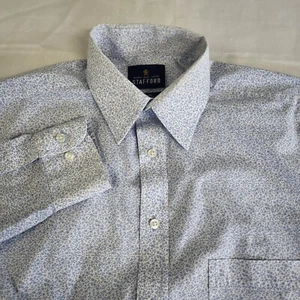 Stafford Travel Performance Super Camisa Hombres 15 32-33 Floral L/S Camisa Botón  - Imagen 1 de 17