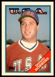 1988 Topps Traded Tiffany Doug Robbins USA #95T