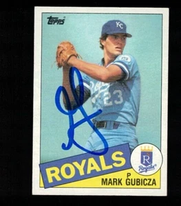 MARK GUBICZA Autograph 1985 Topps--Kansas City Royals - Picture 1 of 1
