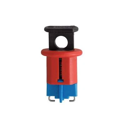 Brady Miniature Circuit Breaker Lockout 1.642" x 0.95 Red Blue 90847