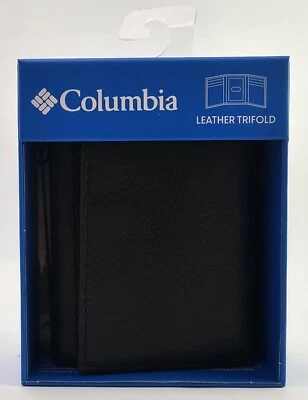 Cartera de cuero genuino Columbia para hombre PLIEGUE RFID marrón  Foto 1 de 4