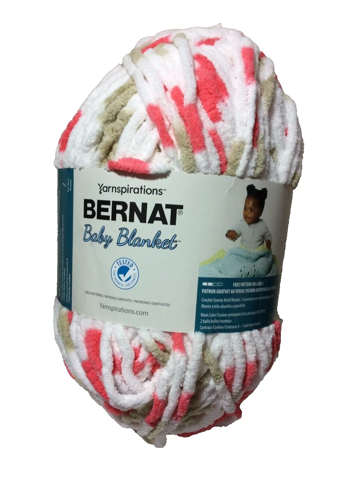 Bernat Baby Blanket Yarn 10.5oz Skein Color “Flower Pot” - Image 1 of 1