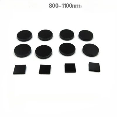 800-1100nm Optical IR Infrared Filter Narrow Bandpass Filter Lens Black Glass - Image 1 of 4