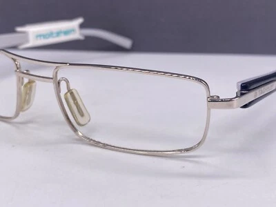 Monturas de gafas para hombre plateadas azules borde completo cuadrado TH8001 corbata Foto 1 de 4