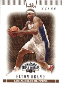 2007-08 Topps Triple Threads Sepia #52 Elton Brand /99 - NM-MT - Imagen 1 de 2