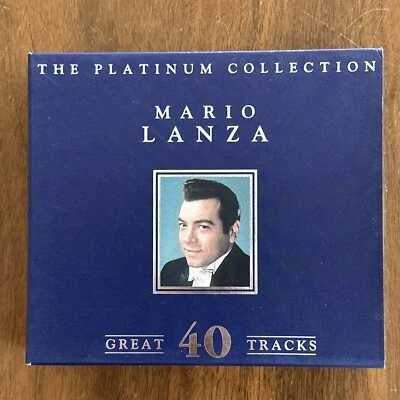 The Platinum Collection - 40 Great Tracks by Mario Lanza (CD, 1996, 2 Discs) Foto 1 de 4