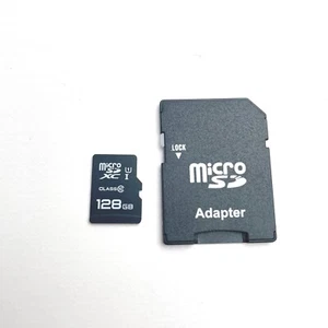 Emtec Microsdxc 128Go Class10 Or + Carte Mémoire avec Adaptateur -100% Original - Photo 1 sur 3
