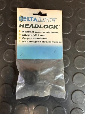 NOS Vintage Delta Lite Headlock 1" Black - Image 1 of 2
