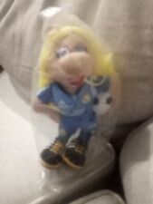 Real Madrid Soccer Muppets Miss Piggy Plush 8" NWT Tall  Very rare!