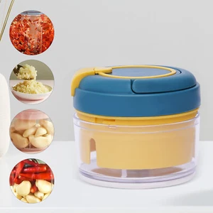 Procesador de alimentos manual picadora de verduras picadora de ajo portátil cortador de cebolla 3,5" - Imagen 1 de 12