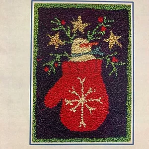 2005 With Thy Needle Thread PN126 Snowflake Mini Punch Needle Used Pattern Only - Picture 1 of 10