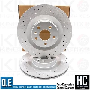 Para Volvo XC90 T8 R-Design Cross Perforados Discos de Freno Trasero Par 320mm - Imagen 1 de 5