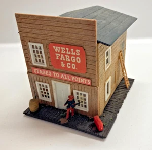 Vintage Wells Fargo & Co Model Train display building n scale - Picture 1 of 10