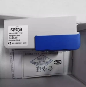 1pcs new Setra Pressure differential sensor 2661025LB11T1C 0±25PA 4-20MA - Picture 1 of 3