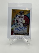 2023 Topps Finest Autographs Gold Refractor #FA-MH Michael Harris II SSP /50 RC